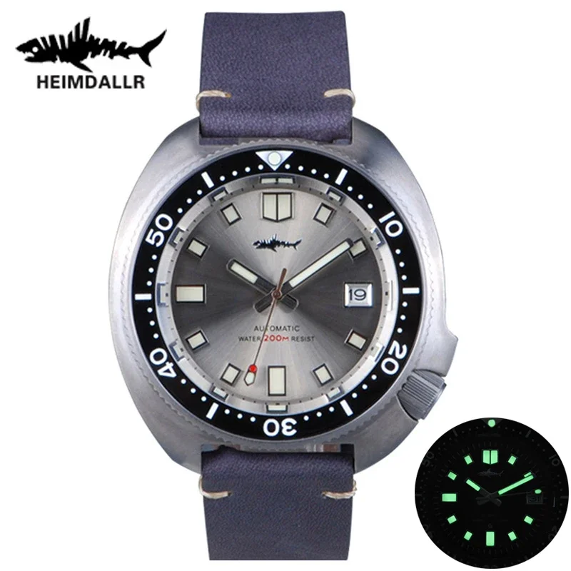Titanium Sport Watch - Heimdallr Men's Titanium Turtle 6105 Diver