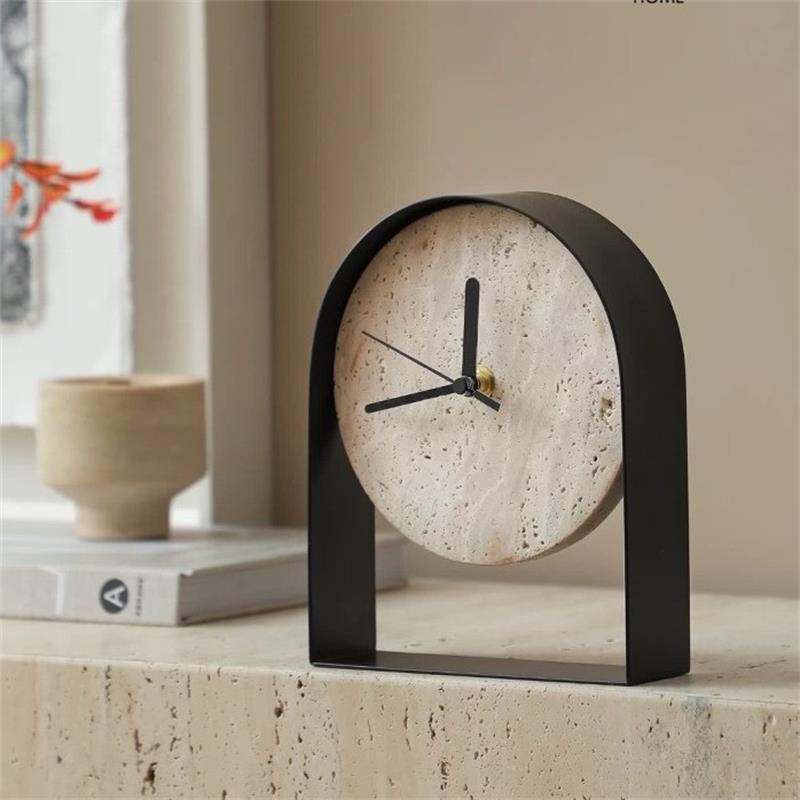 Table Watch Luxury - Luxurious Marble Desktop Clock Modern Model