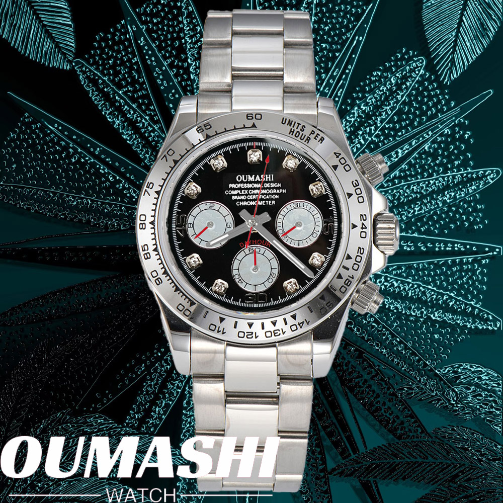 Luxury Watch Leather - Luxury VK63 WATCH 39mm quartz Chronograph
