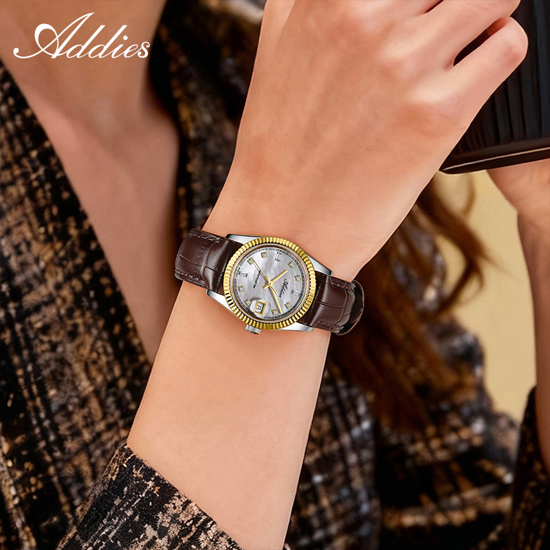 Addies 585 Quartz Woman's Watc - Luxury Watch Leather review and price