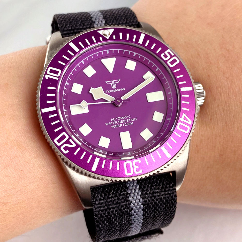 Titanium Tandorio Purple 42mm  - Titanium Sport Watch review and price