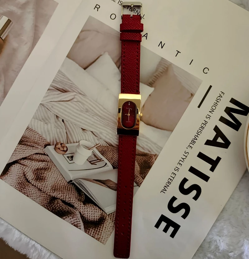 Luxury Ladies Brand Women Watc - Luxury Watch With Leather Strap review and price