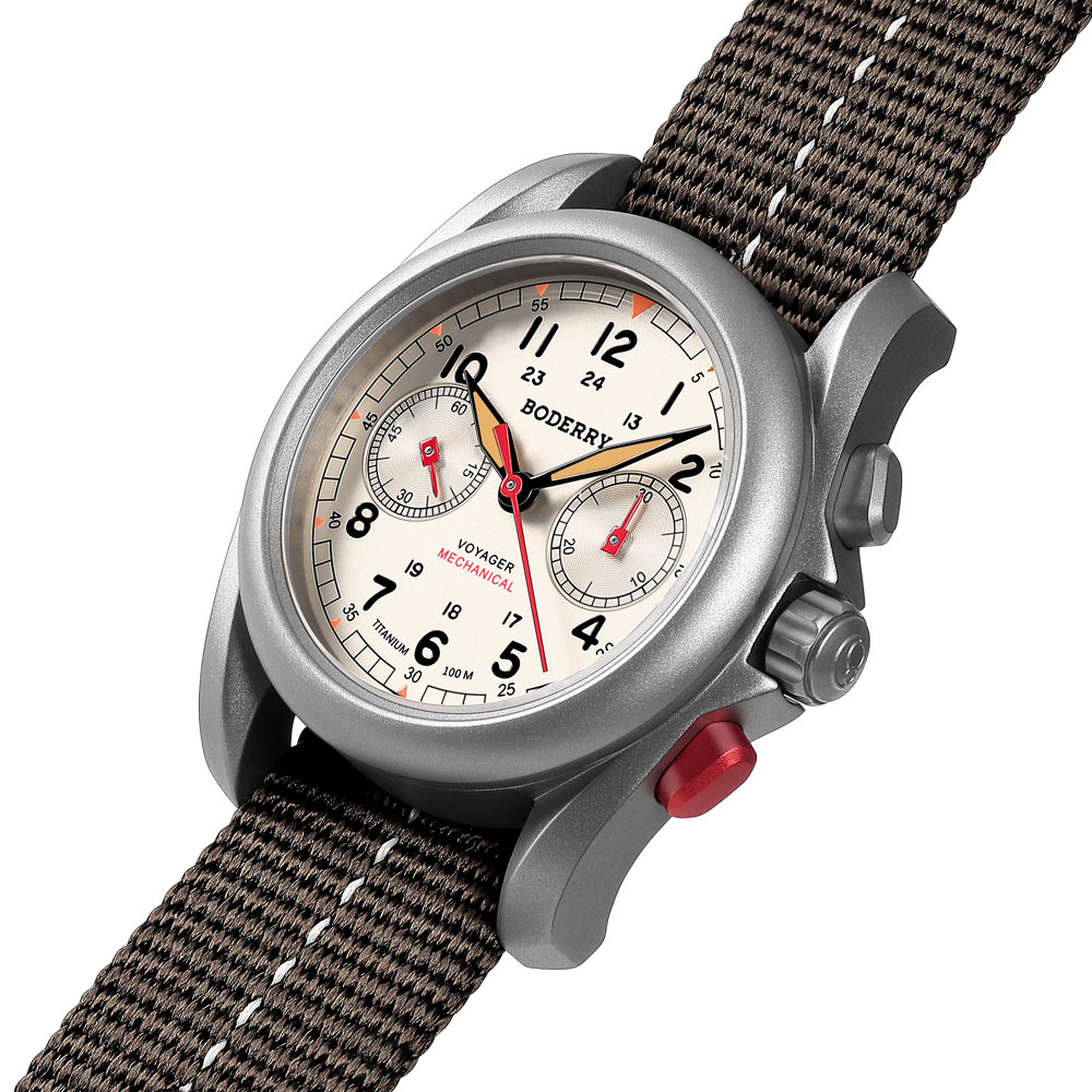 BODERRY Men's Field Watches Ti - Titanium Sport Watch review and price