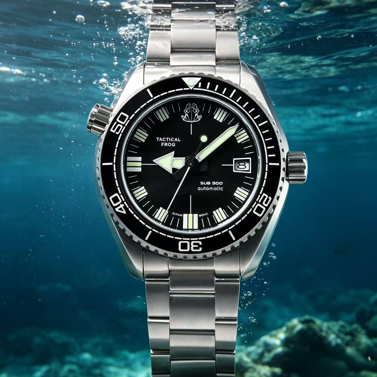 Tactical Frog New Men Automati - Titanium Sport Watch review and price