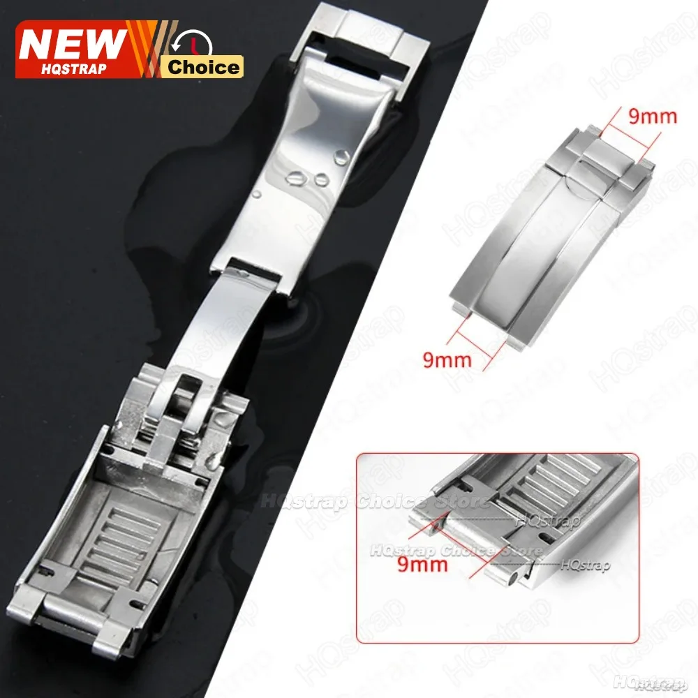 9mmx9mm Folding Buckle for Rol - Luxury Watch Black review and price