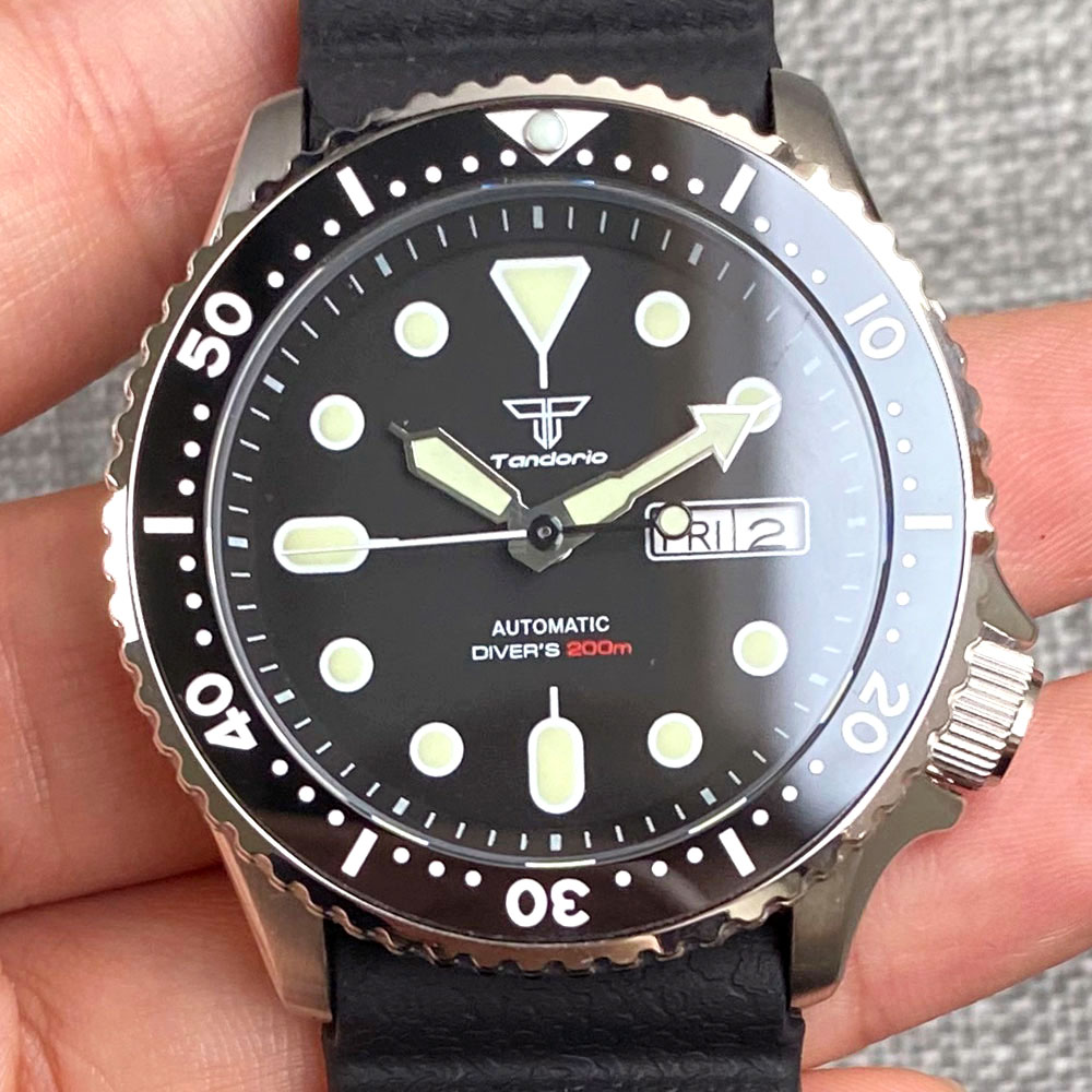 Tandorio 41mm NH36 Titanium Bl - Titanium Sport Watch review and price