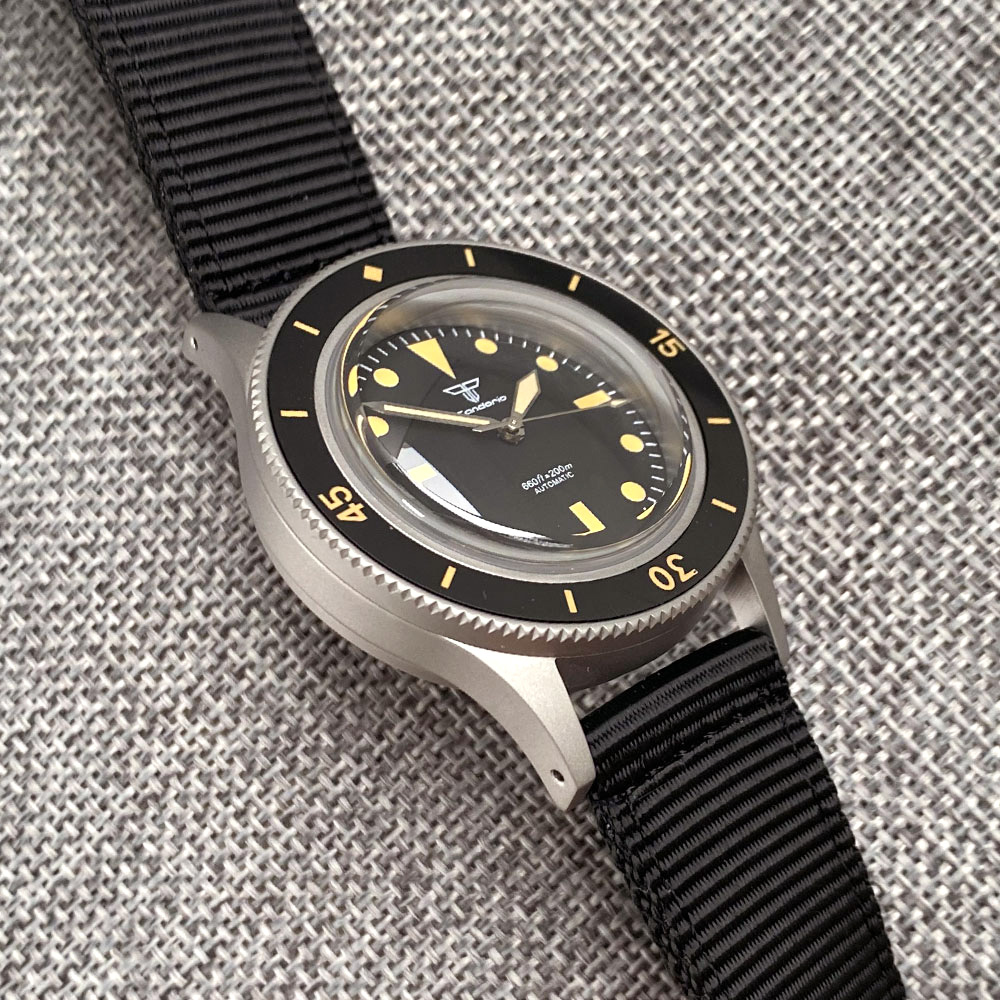 Tandorio 40mm Titanium Automat - Titanium Sport Watch review and price