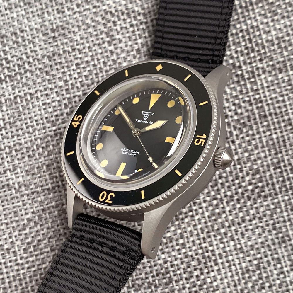 Tandorio 40mm Titanium Automat - Titanium Sport Watch review and price