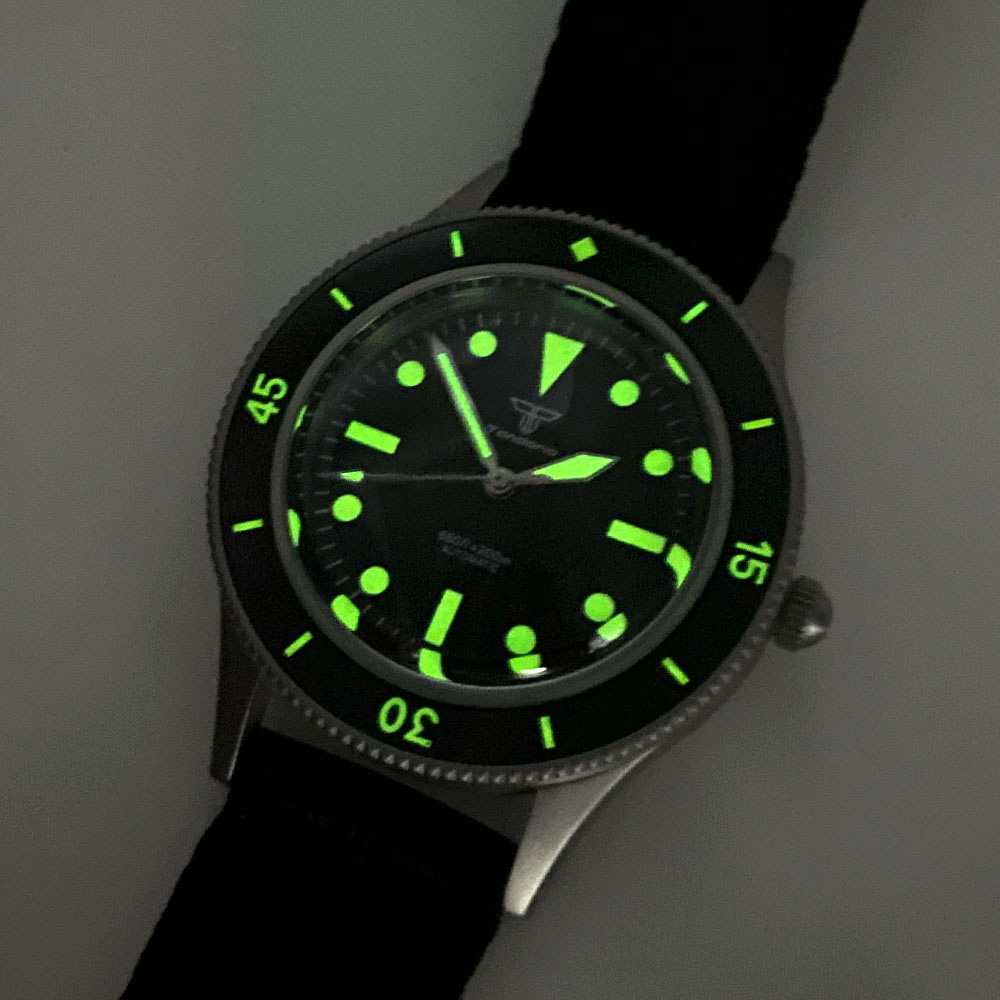 Tandorio 40mm Titanium Automat - Titanium Sport Watch review and price