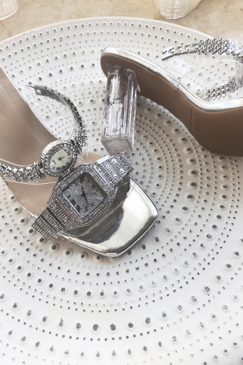 Original design Crystal watch  - Luxury Watch With Leather Strap review and price
