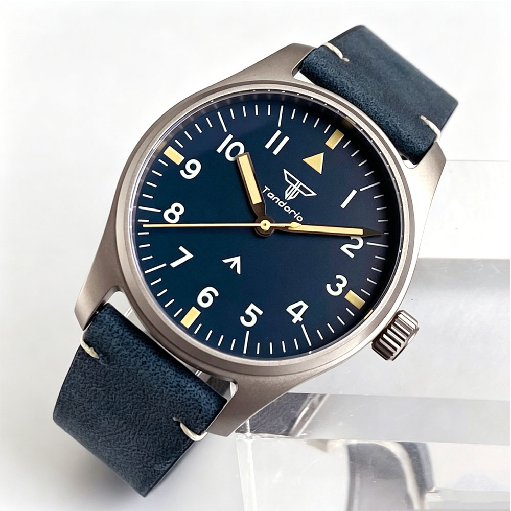 Tandorio 39mm AR Sapphire Tita - Titanium Sport Watch review and price