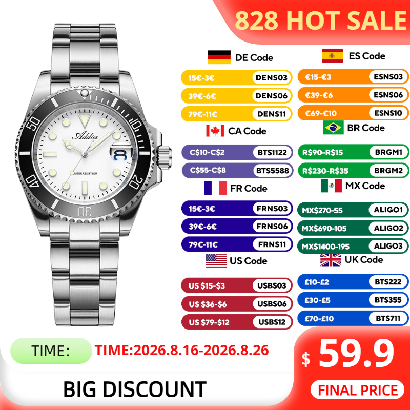 ADDIES 36mm Couple Watches Jap - Luxury Watch In Japan review and price