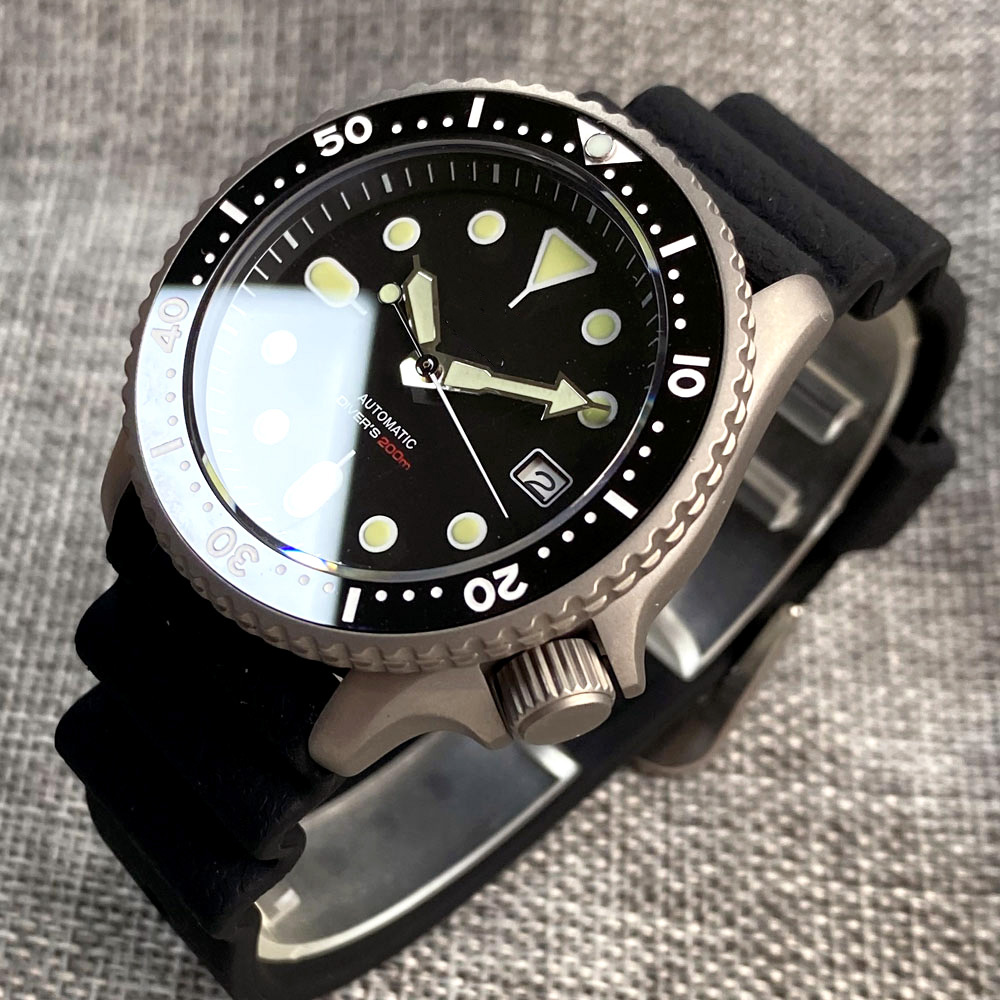Titanium Diver NH35A Black Aut - Titanium Sport Watch review and price