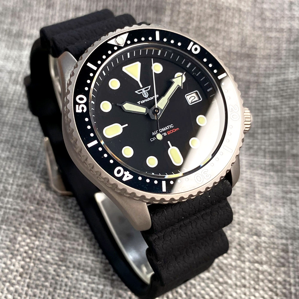 Titanium Diver NH35A Black Aut - Titanium Sport Watch review and price
