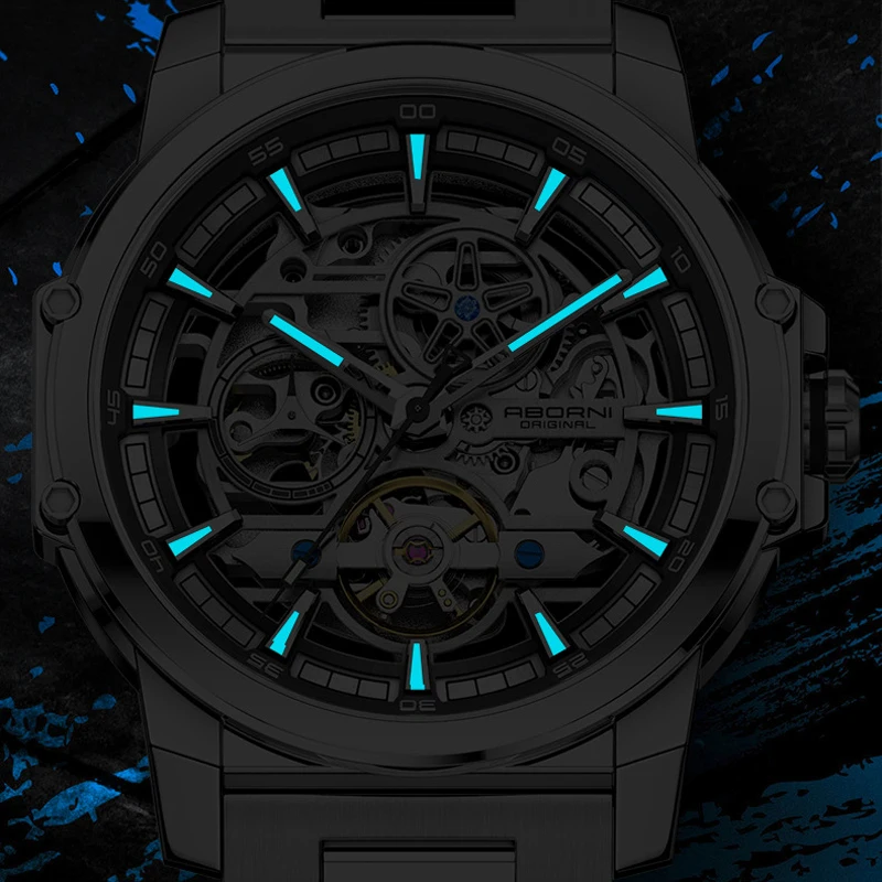 ABORNI 9039 Unique Design Skel - Luxury Watch Hublot review and price