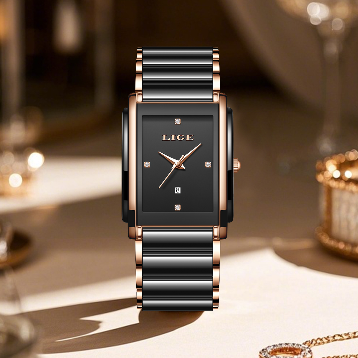 LIGE Fashion Elegant Watch for - Luxury Watch Japanese review and price