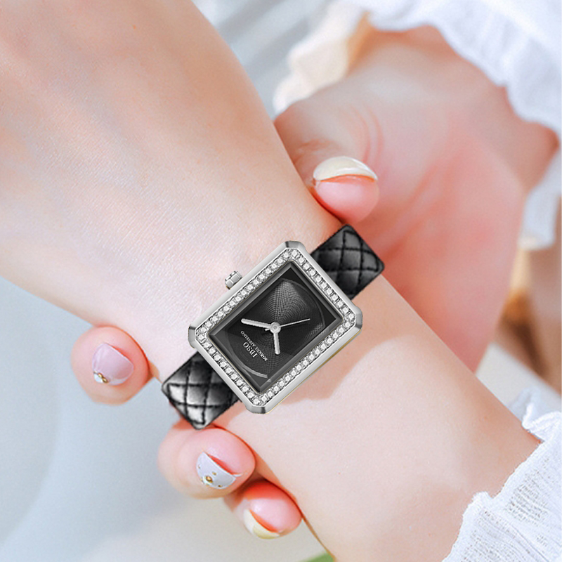 Fashion Leather Woman Watch Re - Luxury Watch Black review and price