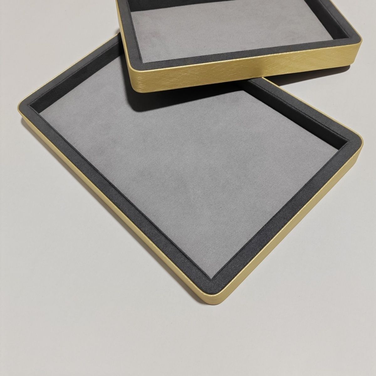 Gray Suede Leather Jewelry Dis - Luxury Watch Photography review and price