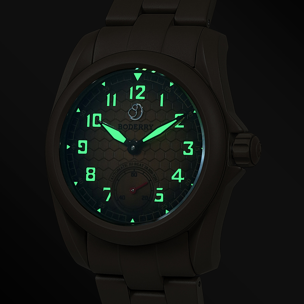 BODERRY Field Watch VOYAGER S7 - Titanium Sport Watch review and price