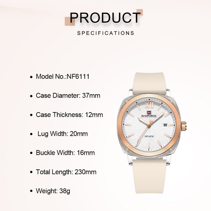 NAVIFORCE Minimalist Style Wom - Luxury Watch Black review and price