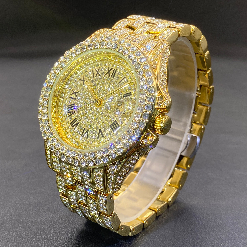 Big Gold Silver Black Wristwat - Luxury Watch Black review and price