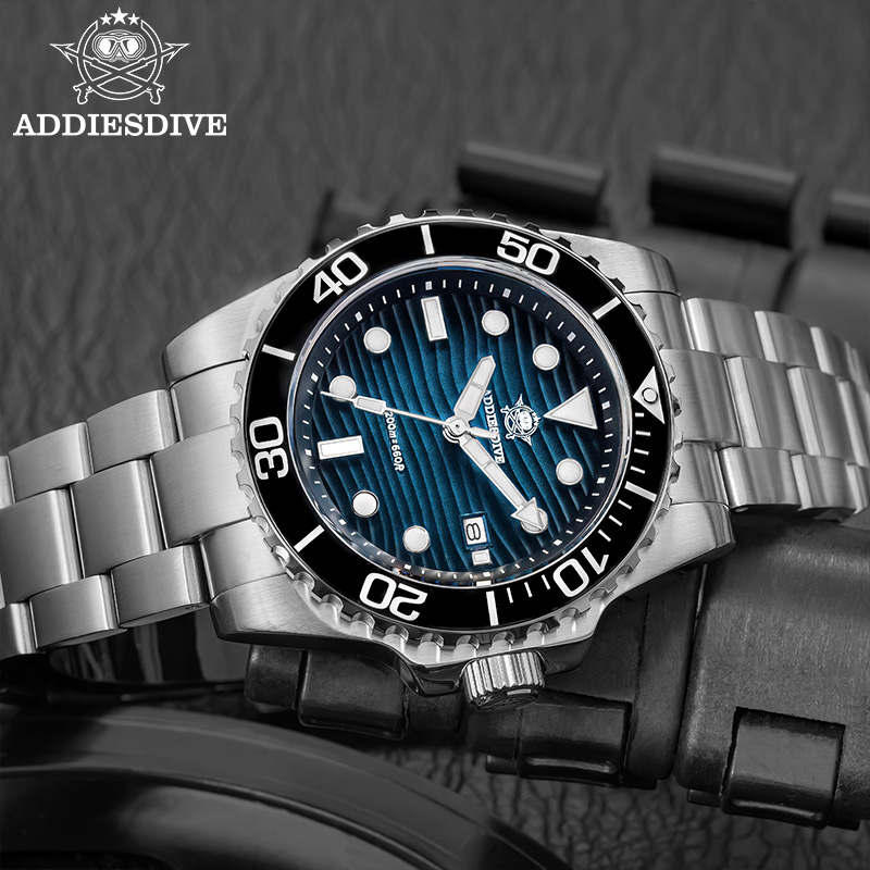 ADDIESDIVE Men's 2115 Quartz W - Luxury Watch Japanese review and price
