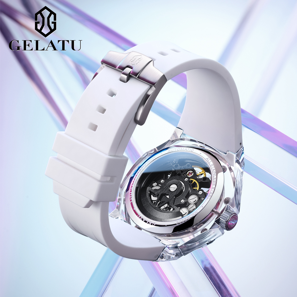 GELATU 8002 Automatic Mechanic - Luxury Watch With Leather Strap review and price
