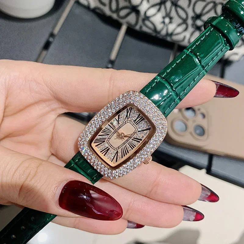Trendy and fashionable women's - Luxury Watch With Leather Strap review and price