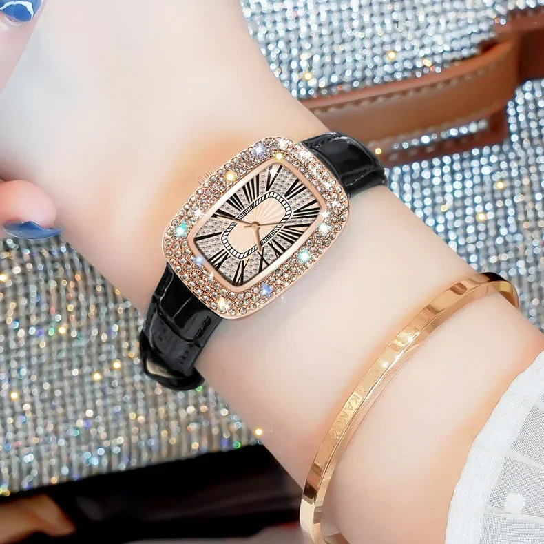 Trendy and fashionable women's - Luxury Watch With Leather Strap review and price